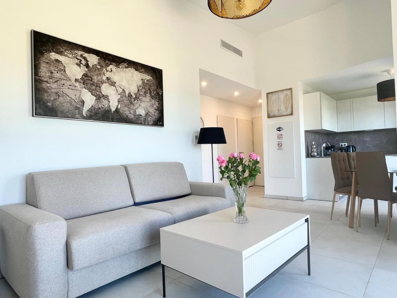 Panoramic Sea View Appartment Blue Pearl Niza Exterior foto