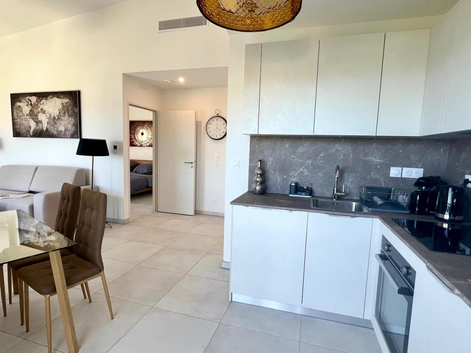 Panoramic Sea View Appartment Blue Pearl Niza Exterior foto